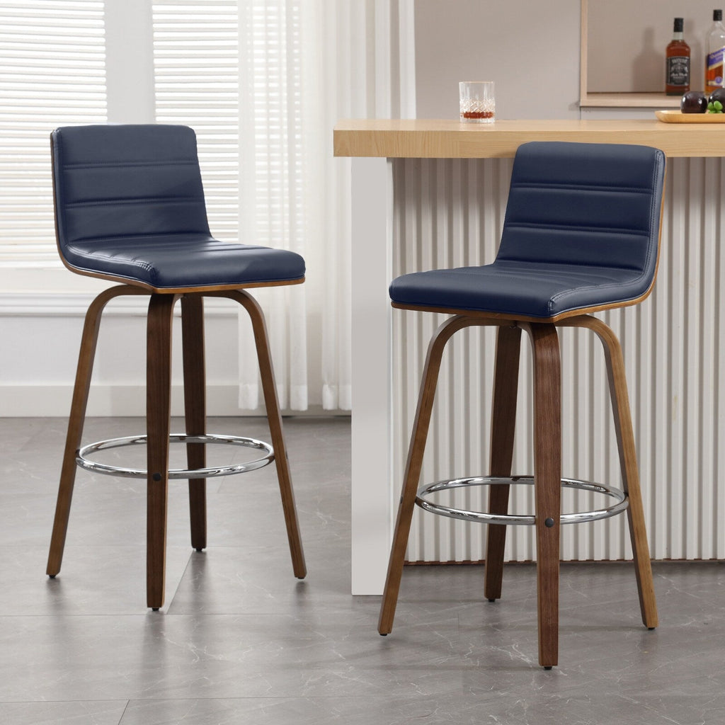 26/29 Faux Leather Swivel Bar/Counter Stools, Set of 2/3