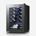 17 Inch Wine/Beverage Refrigerator, 20 Bottles, Freestanding, Digital Temperature Control