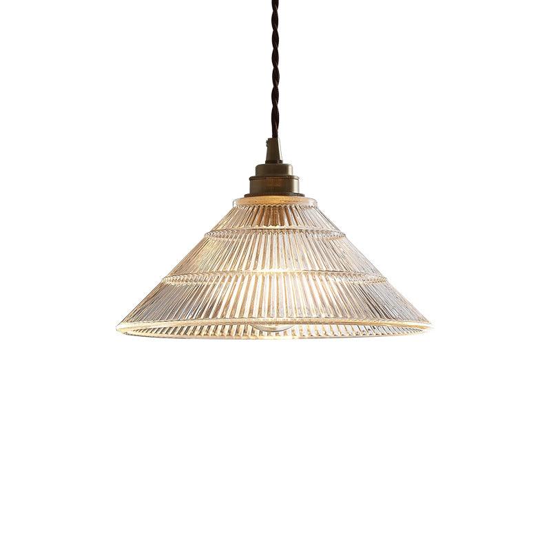 SUBARU｜Japanese Style Classic Brass Glass Small Pendant Light