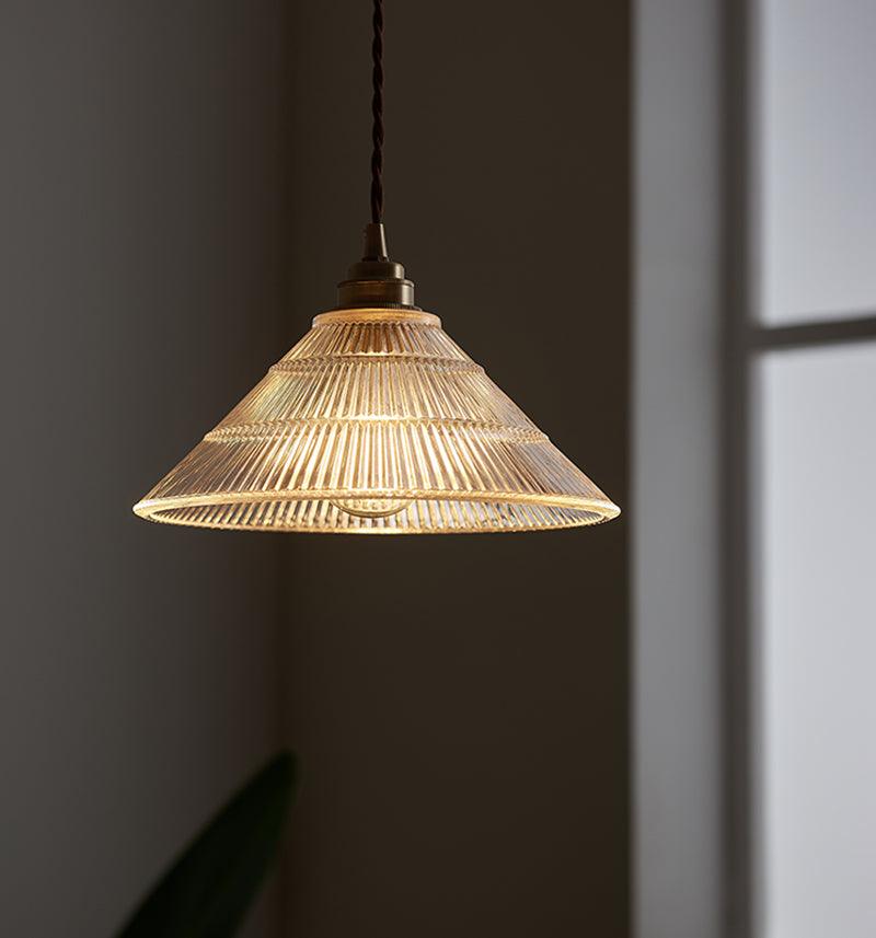 SUBARU｜Japanese Style Classic Brass Glass Small Pendant Light