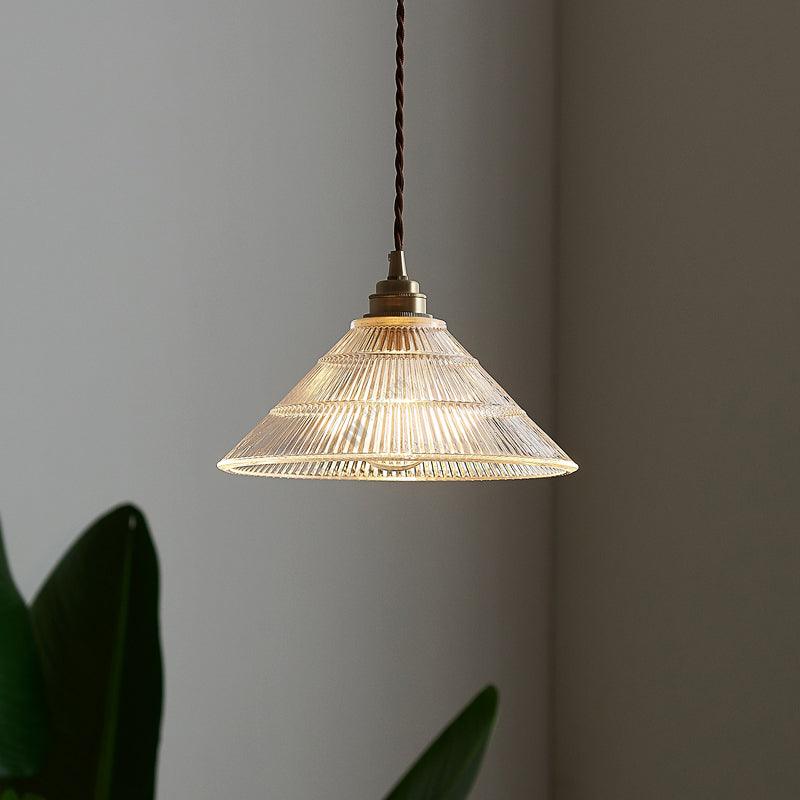 SUBARU｜Japanese Style Classic Brass Glass Small Pendant Light