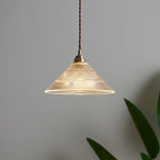 SUBARU｜Japanese Style Classic Brass Glass Small Pendant Light