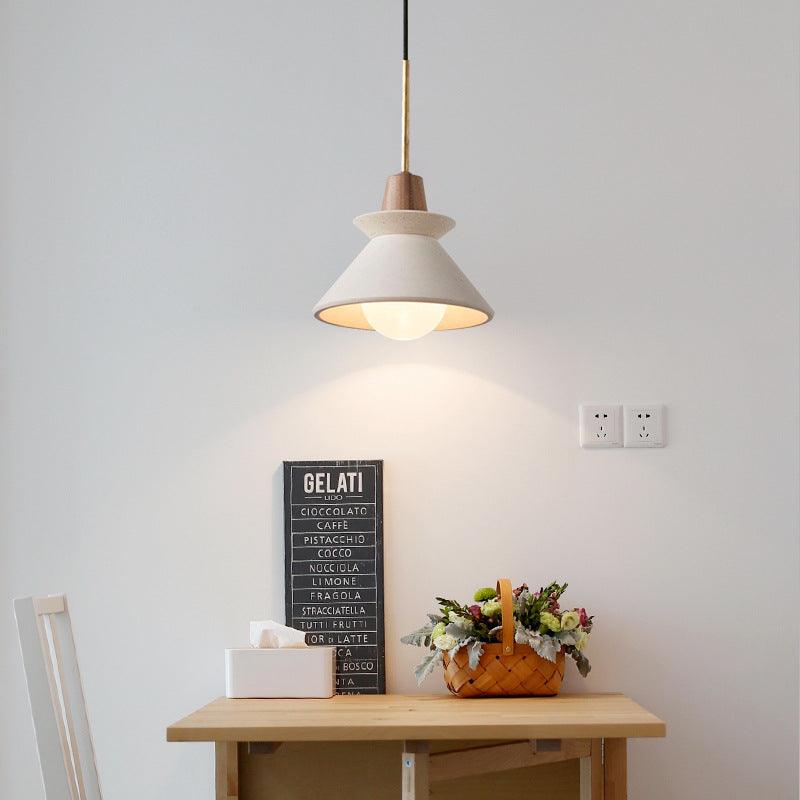 MICHIO | Lightweight Cement Teacup Shade Pendant Light