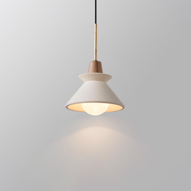 MICHIO | Lightweight Cement Teacup Shade Pendant Light