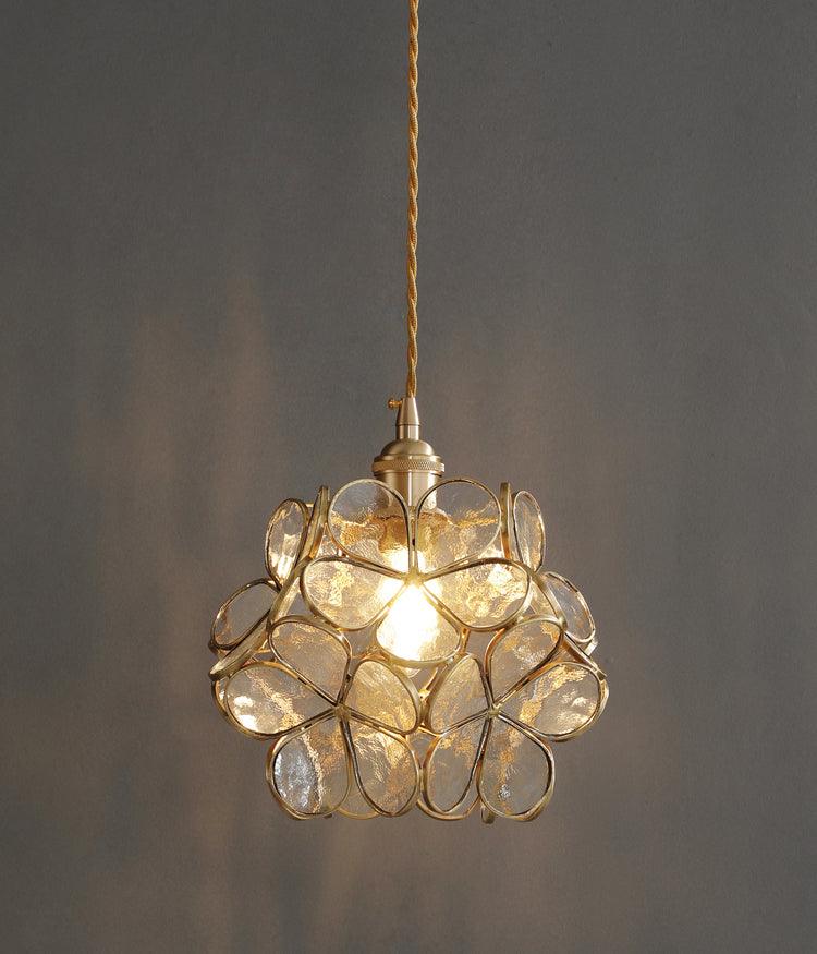 Cherry Blossoms | Glass Color Petal Pendant Light