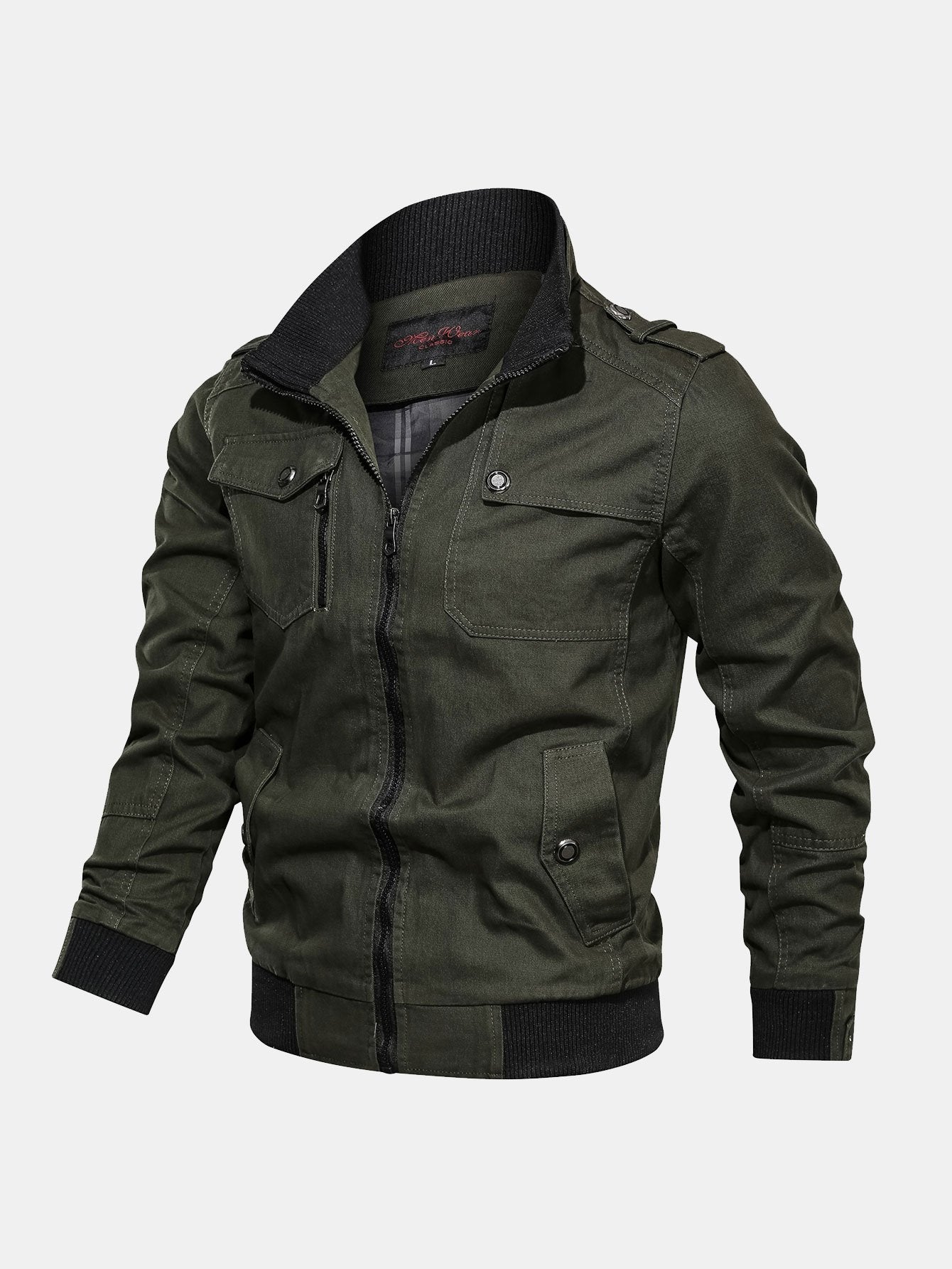 Chino Zip Up Jacket